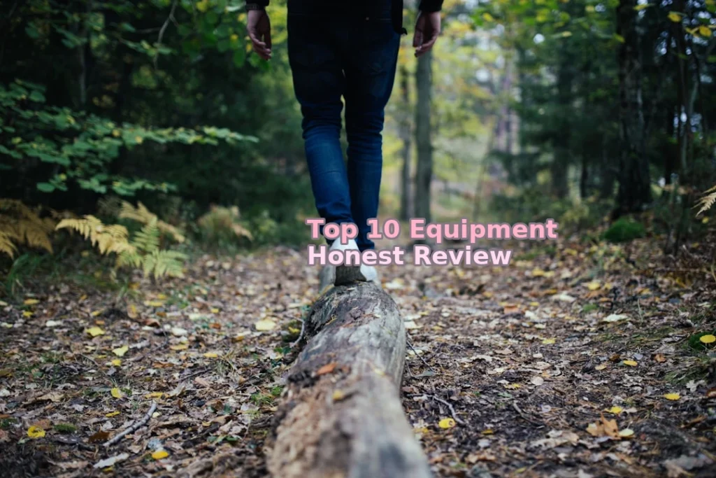 man walking on forest