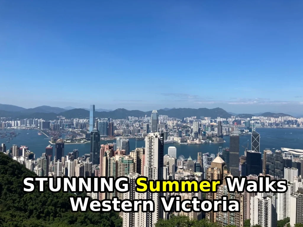 Victoria Peak with a body of water in the background