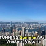 Victoria Peak with a body of water in the background