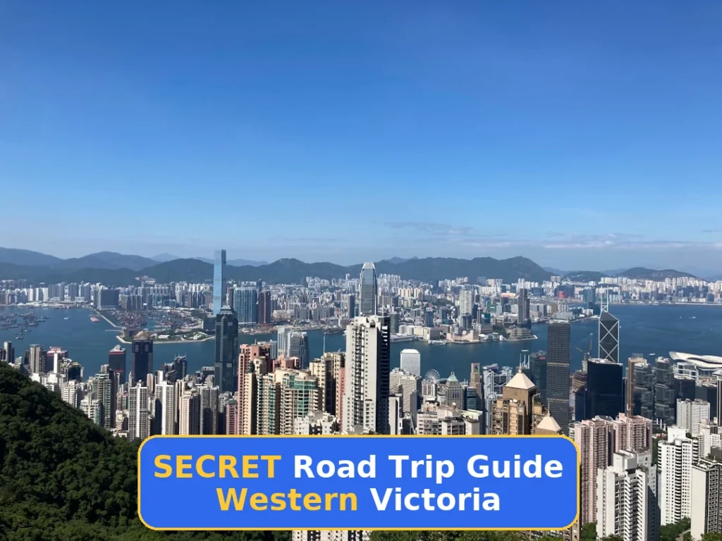 Victoria Peak with a body of water in the background