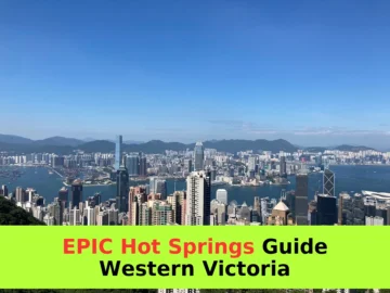 Victoria Peak with a body of water in the background