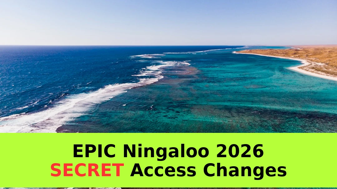 Heads up - new Ningaloo access rules coming into effect!
