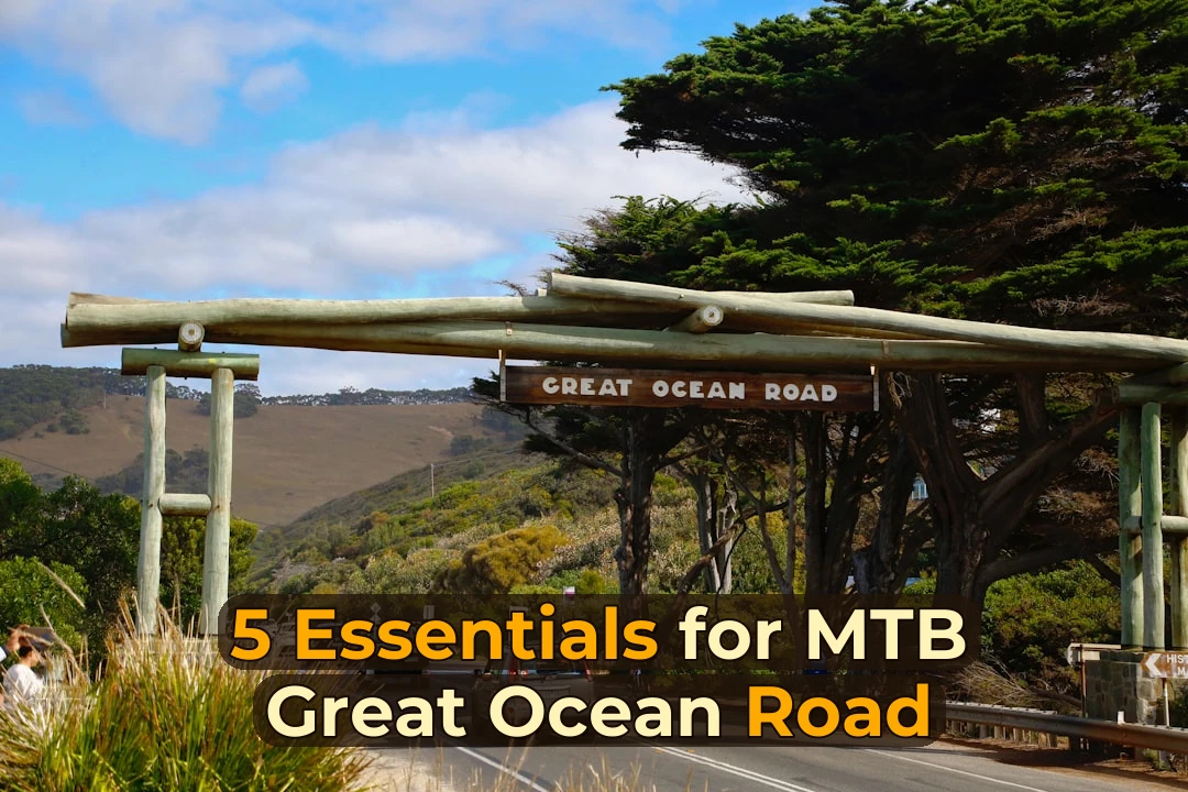 a road with a sign that says great ocean road