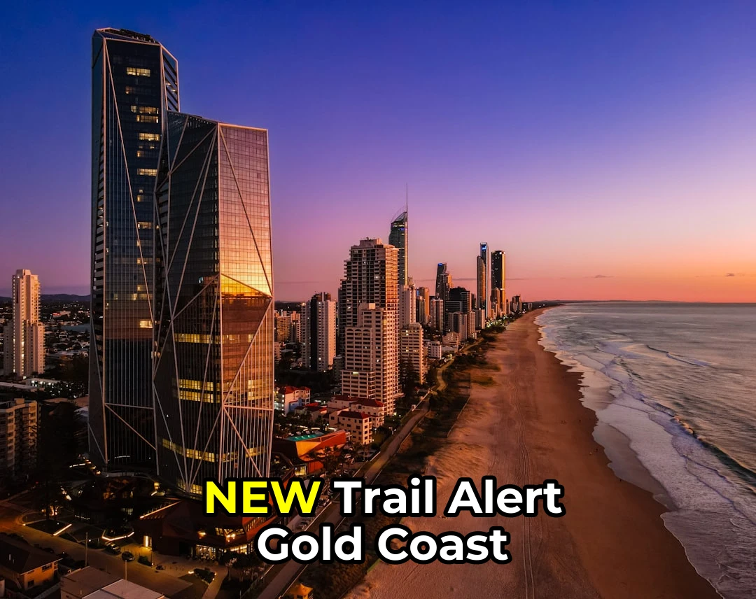 a view of a beach and a city at sunset