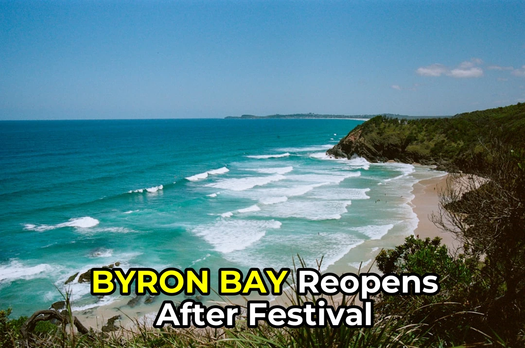 Ever wondered what it’s like to hit the waves in Byron Bay just after the festival ends? Mark your calendars – the iconic beach is reopening with a fresh vibe!