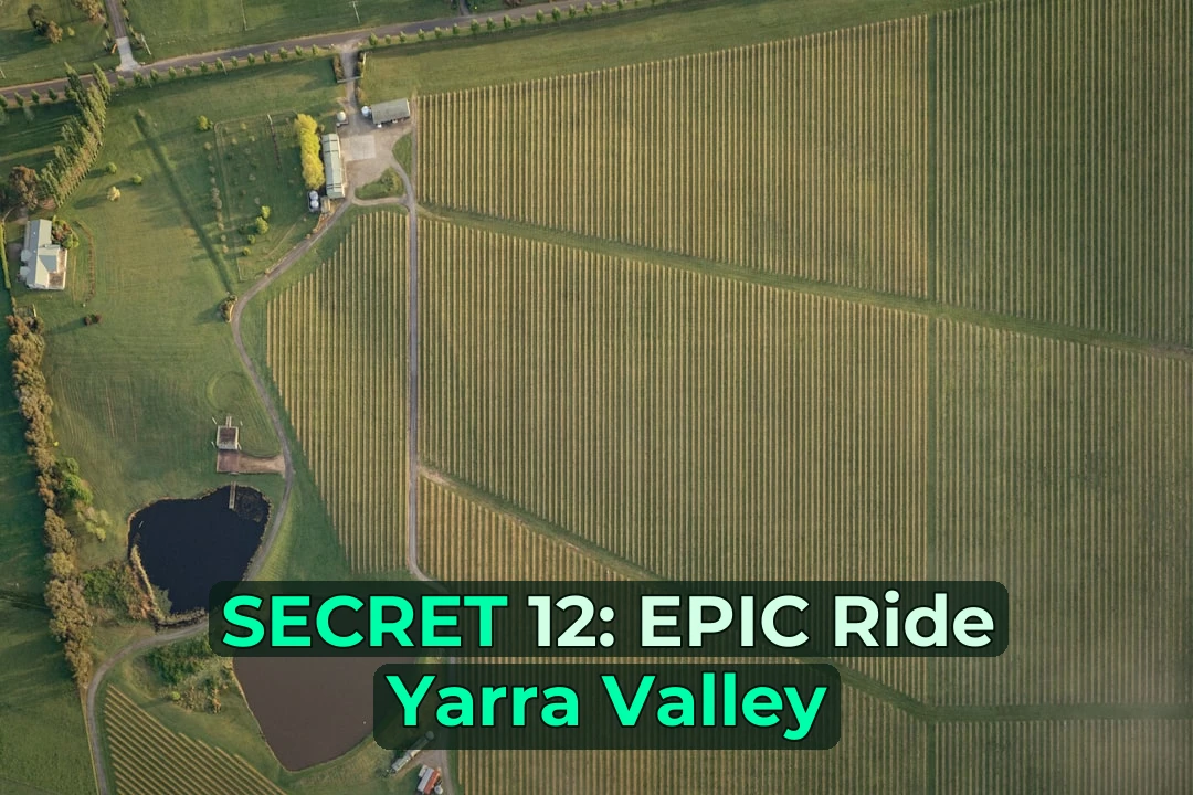 Aerial view of farmland with a couple of ponds.